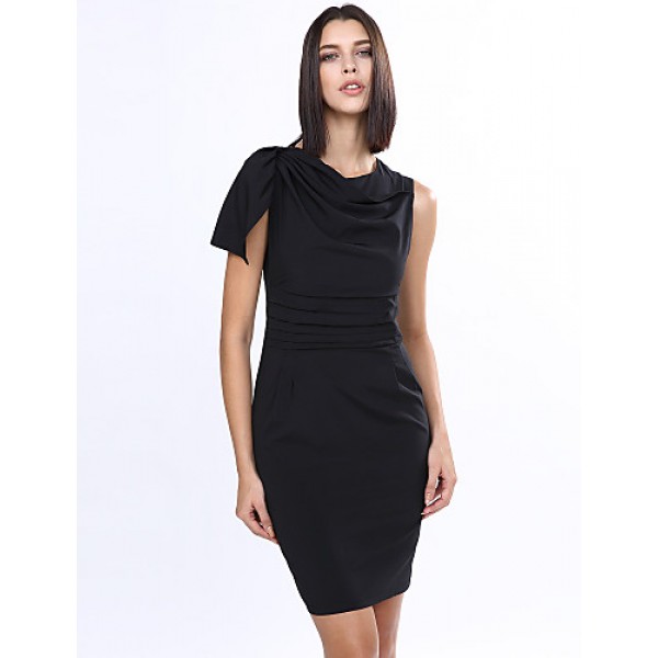 Women's Work Simple Bodycon Dress,Solid ...